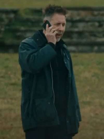 Buy TV Series MobLand 2025 Paddy Considine Black Cotton Jacket