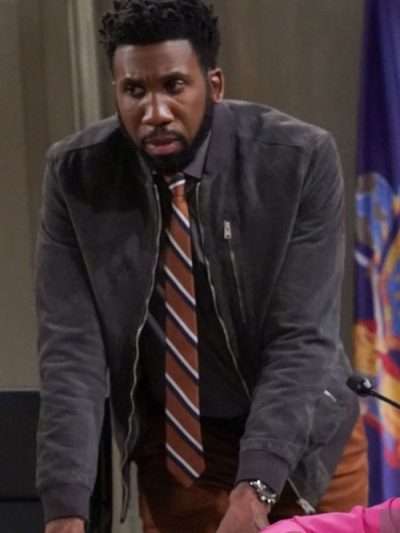 Buy Wyatt Night Court S02 Grey Bomber Jacket