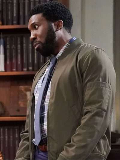 Buy Wyatt Night Court S02 Green Bomber Jacket