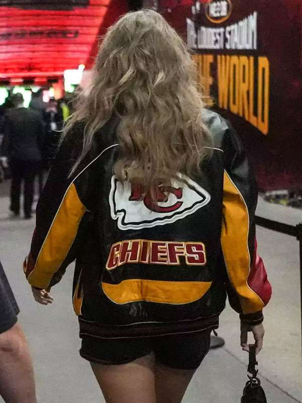 Kansas City Chiefs Taylor Swift Leather Jacket