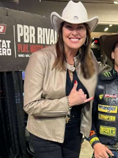 Shop The Last Rodeo 2025 Ruvé McDonough Beige Leather Jacket
