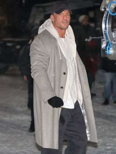 The Man with the Bag Alan Ritchson Grey Trench Coat