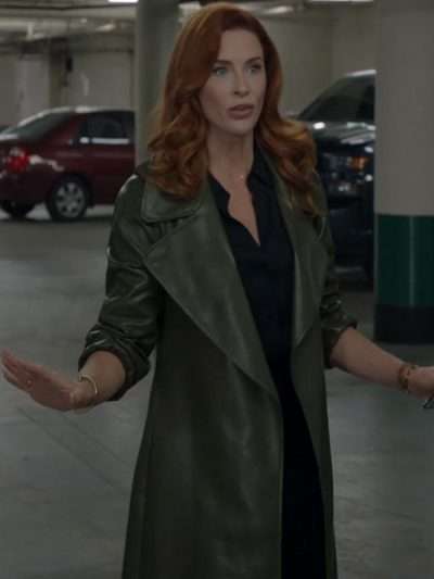TV Series The Rookie Bridget Regan Green Leather Coat