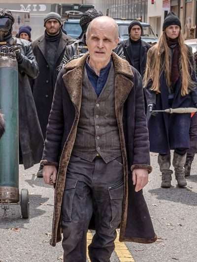 Buy The Croat The Walking Dead Dead City Shearling Leather Coat