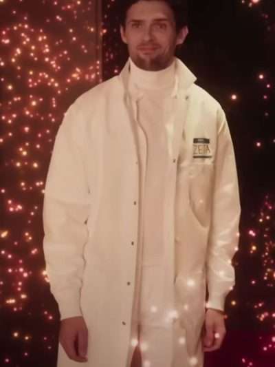 Samuel Dunning Tim Shop Travers & the Time Travelers Paradox White Coat