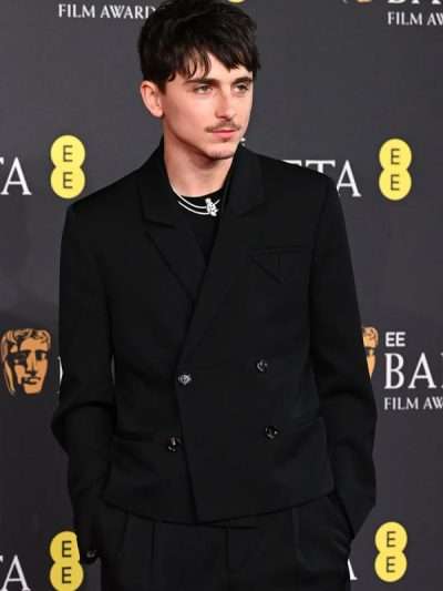 Shop Timothée Chalamet BAFTA 2025 Black Blazer