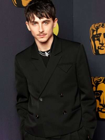 Buy Timothée Chalamet BAFTA Black Cropped Blazer