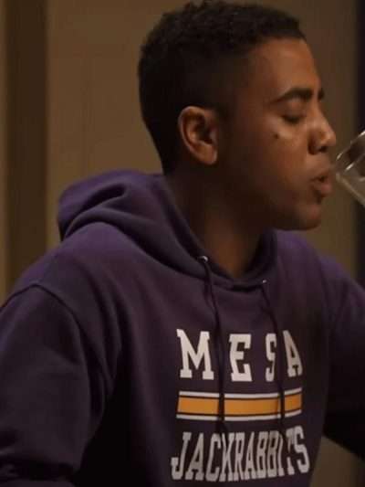Movie Unstoppable Mesa Jackrabbits Blue Hoodie