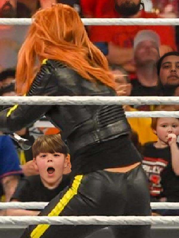 WWE Becky Lynch Black Leather Jacket