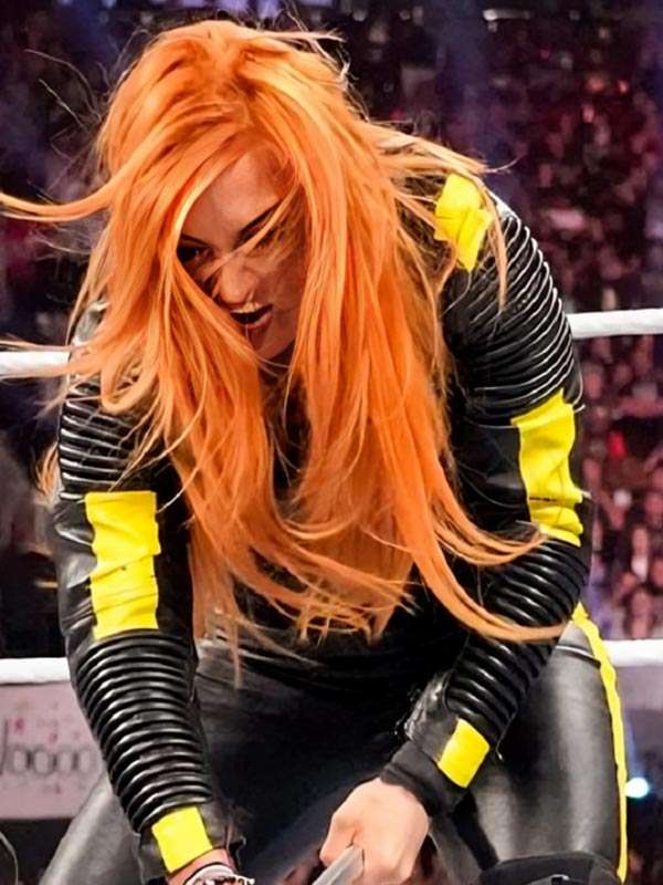 WWE Becky Lynch Black Quilted Jacket