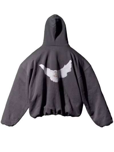 Grey Pullover Yeezy Gap Dove Hoodie