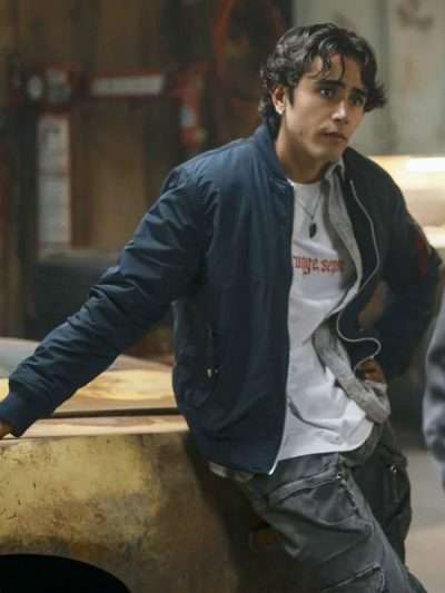 Buy Now Motorheads Zac Torres Blue Bomber Jacket
