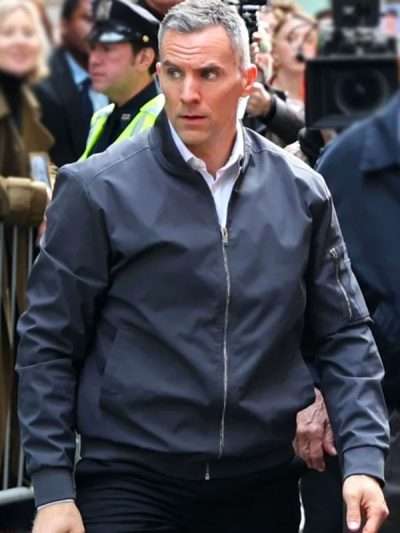 Buy Zero Day Cuyle Carvin Grey Bomber Jacket
