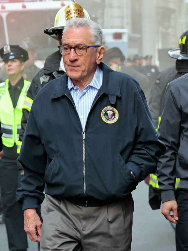 Get Robert De Niro Zero Day 2025 Blue Bomber Jacket