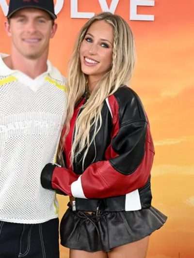 Revolve Festival 2025 Alix Earle Leather Jacket