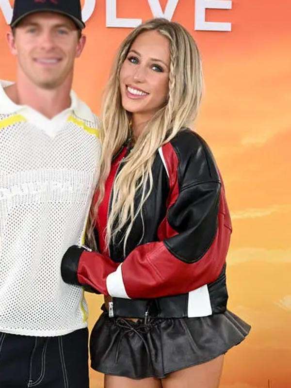 Revolve Festival 2025 Alix Earle Leather Jacket