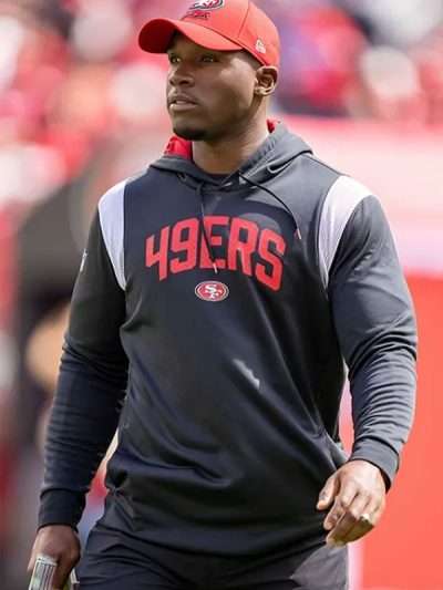 Football Coach DeMeco Ryans San Francisco 49ers Black Hoodie
