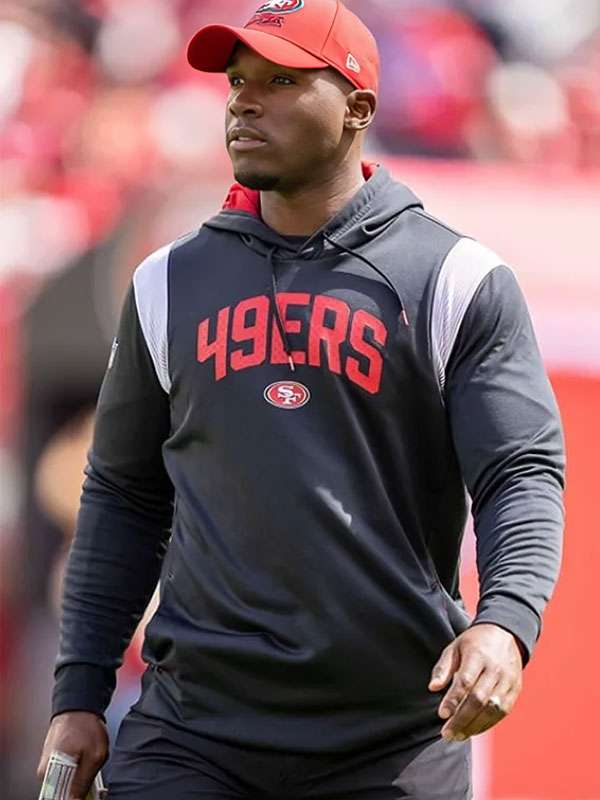 Football Coach DeMeco Ryans San Francisco 49ers Black Hoodie