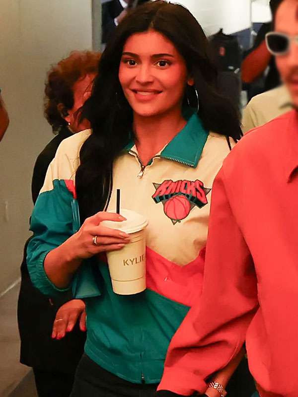 American Model Kylie Jenner Knicks Game Six Jacket