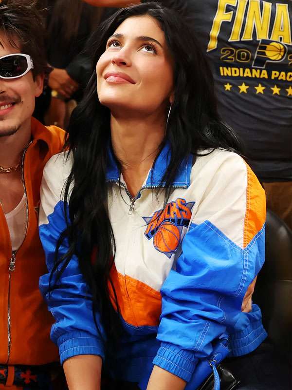Kylie Jenner Knicks Game Six Jacket