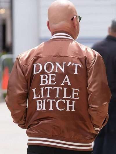 Howie Mandel America's Got Talent Brown Varsity Jacket