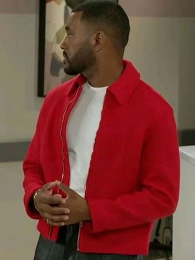 Beyond the Gates 2025 Andre Richardson Red Wool Jacket