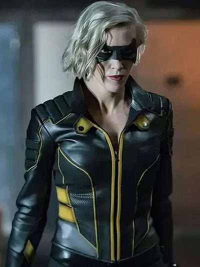 TV Series Arrow Dinah Drake Black Leather Jacket