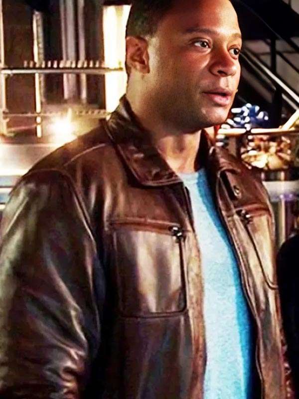 Arrow David Ramsey Brown Leather Jacket