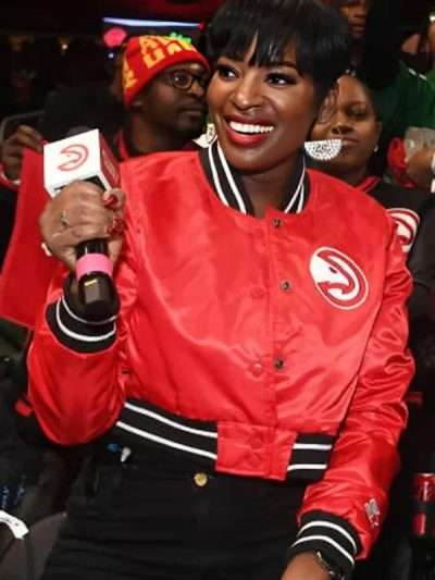 Shamea Morton Red Varsity Bomber Jacket