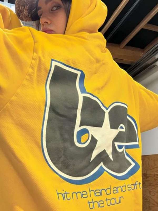Billie Eilish Yellow Hoodie - Image 3
