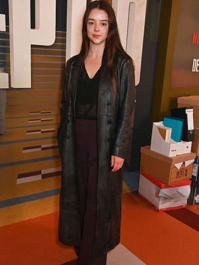 Shop Bobby Rainsbury Dept Q 2025 Black Leather Coat