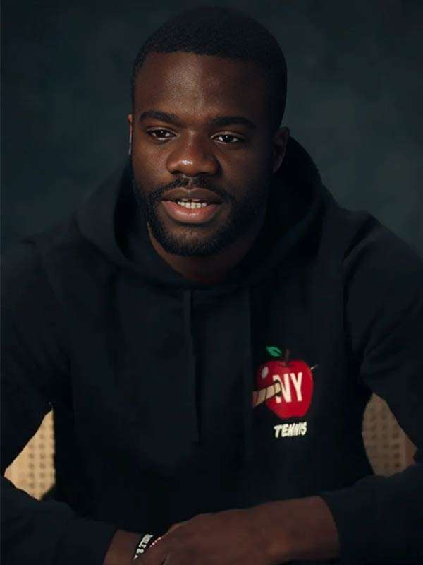 NY Tennis Black Pullover Hoodie