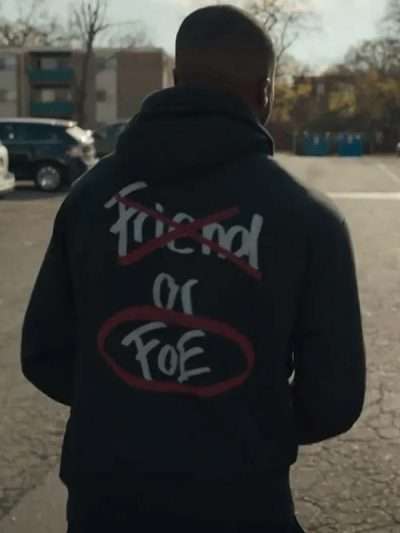 Break Point Frances Tiafoe Friend or Foe Black Hoodie