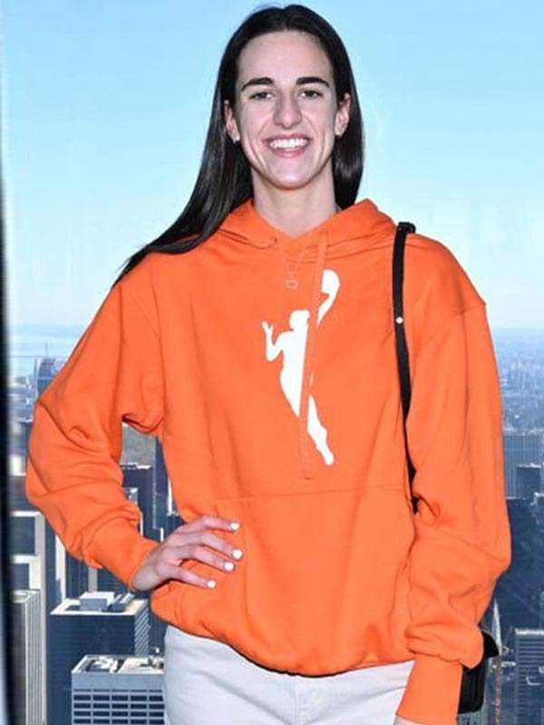 Caitlin Clark Orange Hoodie