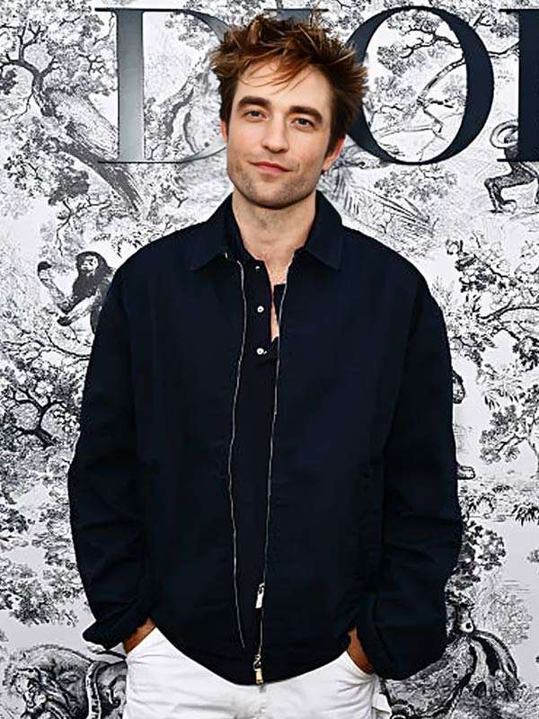 Cannes Film Festival 2025 Robert Pattinson Black Cotton Jacket