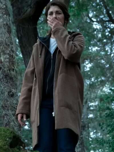 Caught 2025 Ema Garay Brown Wool Coat