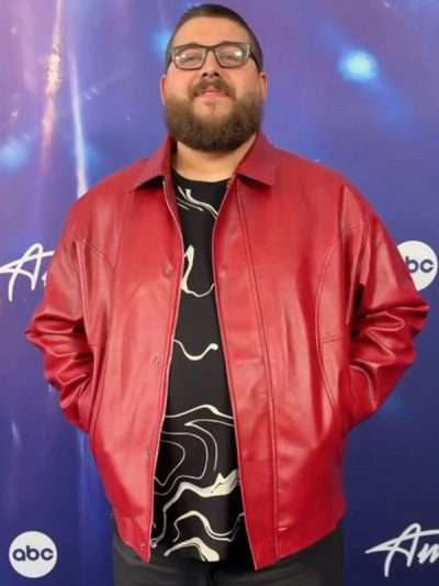 American Idol Che Chesterman Red Leather Jacket