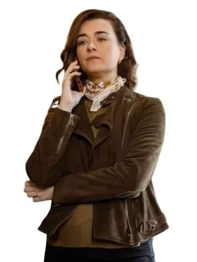 Cote de Pablo NCIS Tony & Ziva Suede Leather Jacket