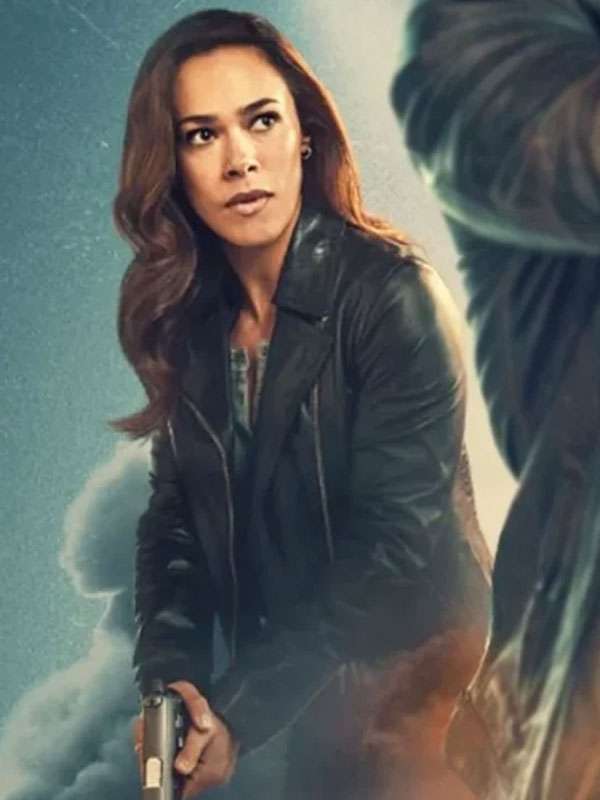 Buy Countdown 2025 Amber Oliveras Black Biker Letaher Jacket