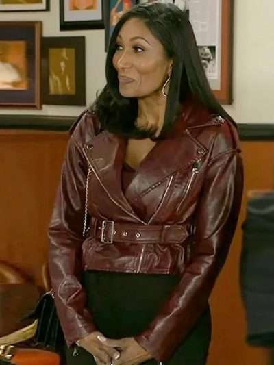 Beyond the Gates 2025 Trisha Mann Burgundy Jacket