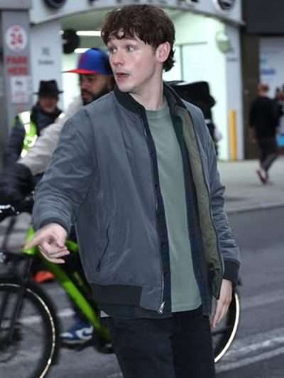 Buy Dexter Resurrection 2025 Jack Alcott Grey Bomber Jacket