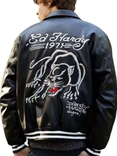 Shop Ed Hardy Leather Jacket