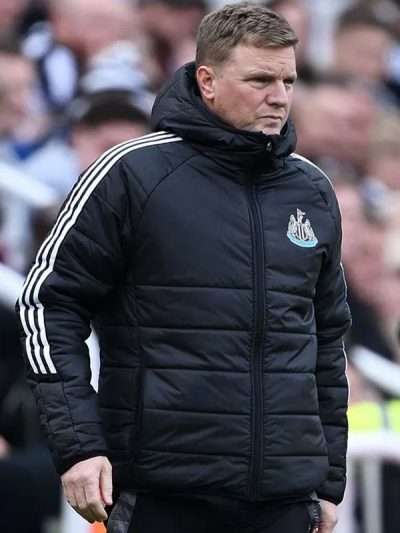 Manager Eddie Howe Black Puffer Jacket
