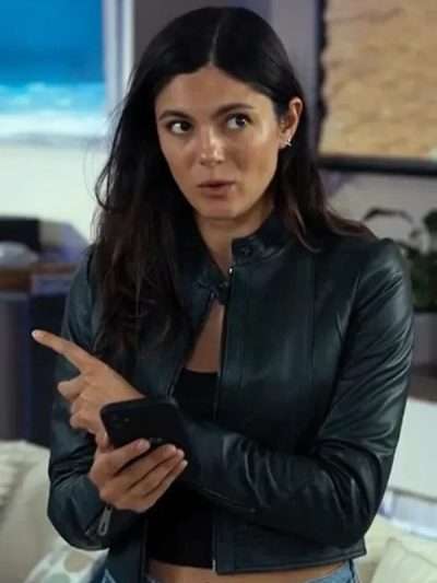 FUBAR S02 Emma Brunner Black Leather Jacket