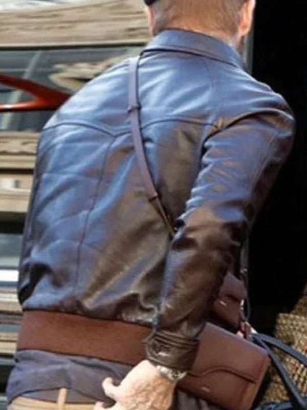 English Footballer David Beckham Bomber Leather Jacket