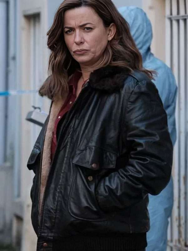 The Crow Girl 2025 Eve Myles Leather Jacket