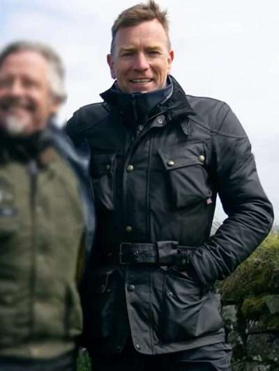 Long Way Home 2025 Ewan McGregor Black Jacket