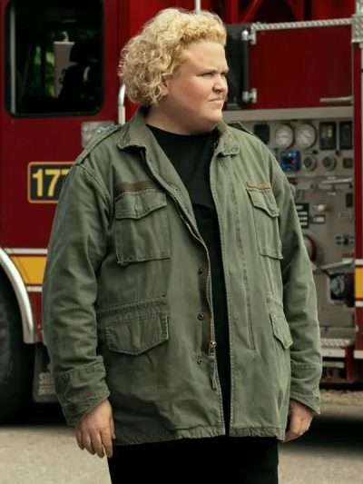Fortune Feimster FUBAR S02 Roo Green Cotton Jacket