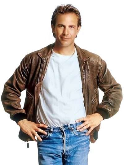 Movie Field of Dreams 1989 Kevin Costner Brown Jacket