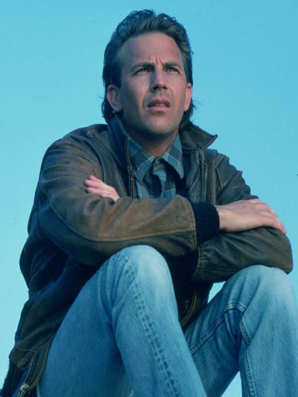 Field of Dreams Kevin Costner Brown Leather Jacket